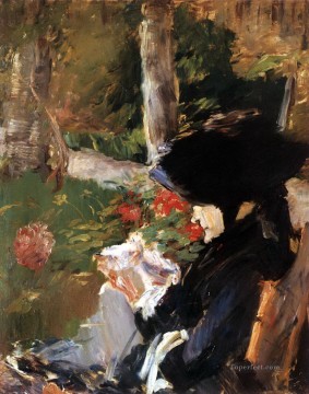 Madre en el jardín del Bellevue Eduard Manet Pinturas al óleo